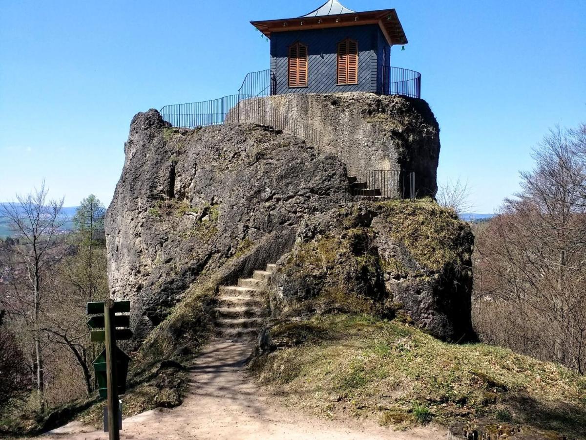 Lovely Holiday Home In The Thuringian Forest With Roof Terrace And Great View Bad Liebenstein Eksteriør bilde