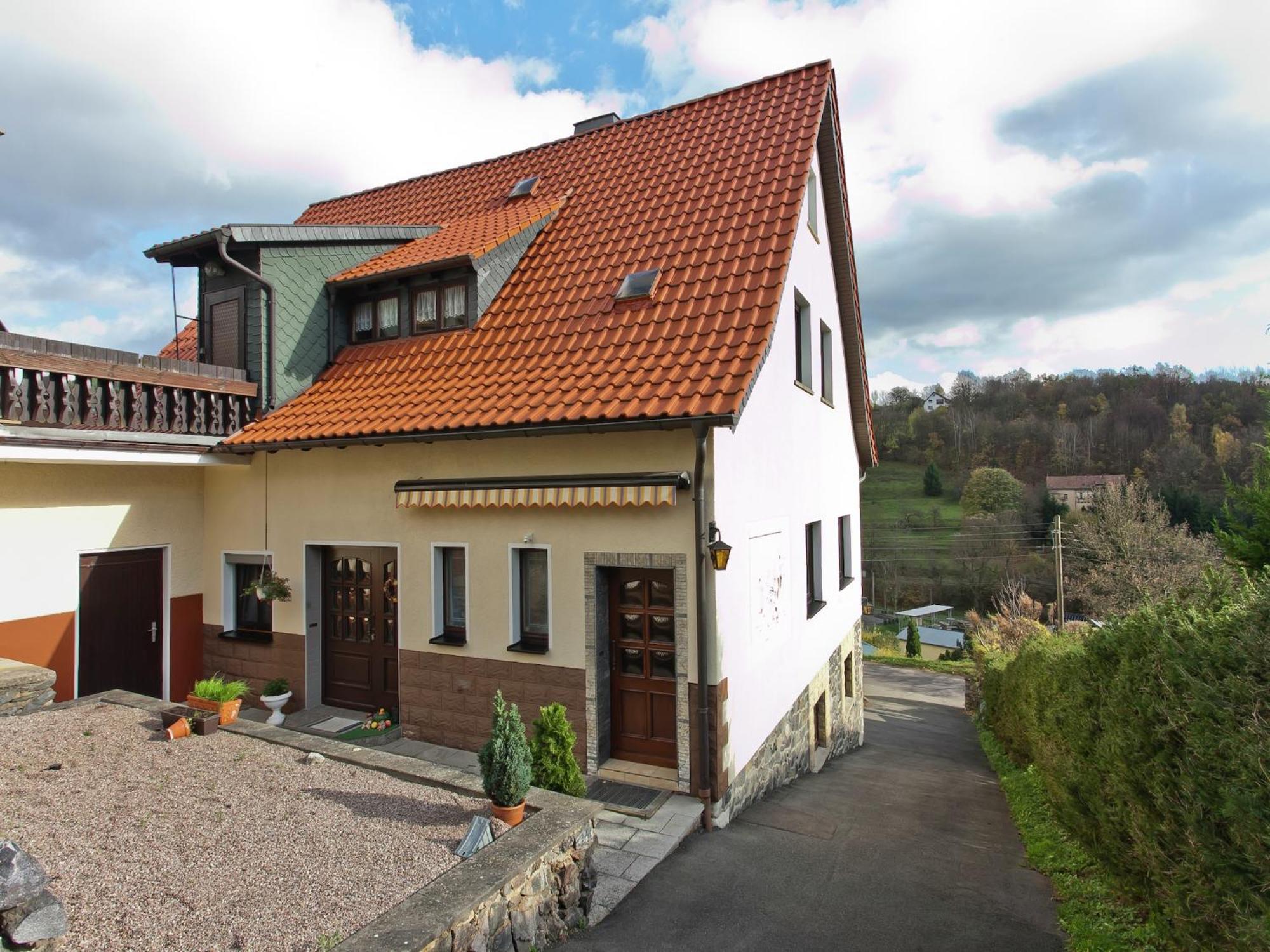Lovely Holiday Home In The Thuringian Forest With Roof Terrace And Great View Bad Liebenstein Eksteriør bilde